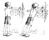 wall push ups