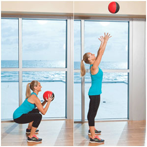 medicine ball throws