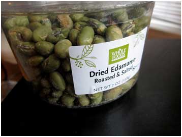 photo of a jar of edamame