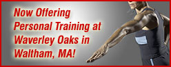 Paul offers personal training at Waverly Oaks in Waltham
